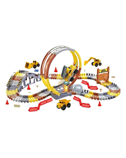 Construction Flexible Race Track Set