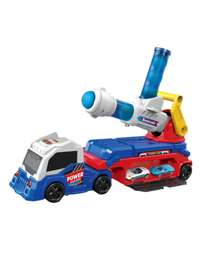 Foldable Truck Race Track Toy Set