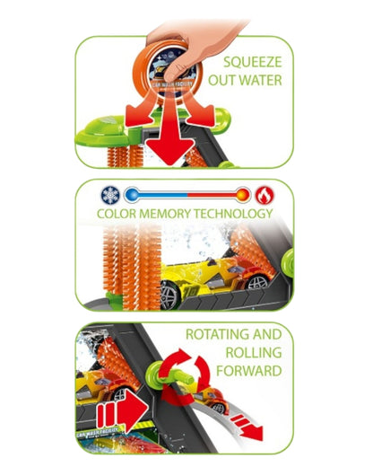 Color-Changing Car Wash Toy Set