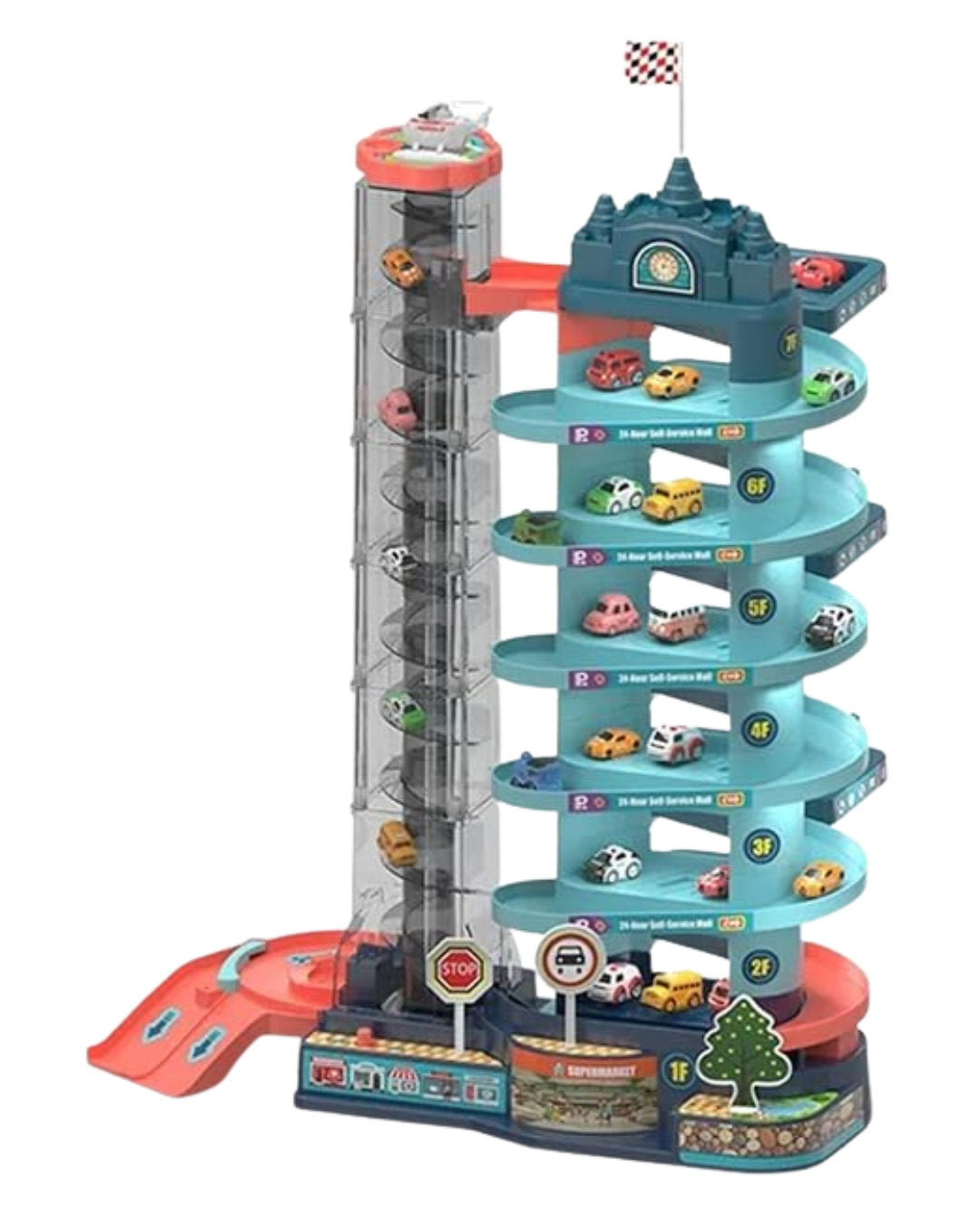 Toy Car Parking Garage Playset