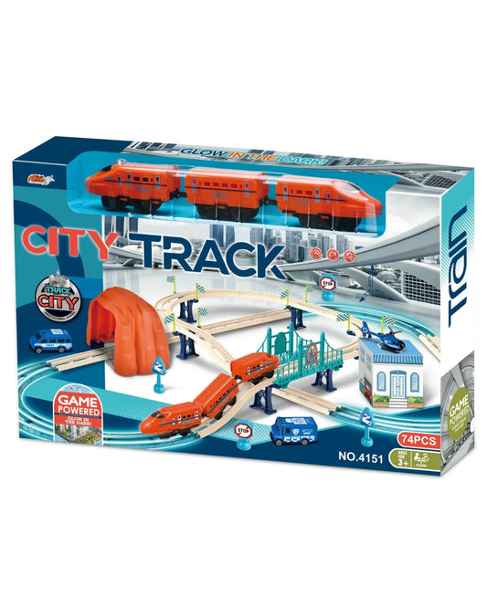 City Track 74-Piece Train Set