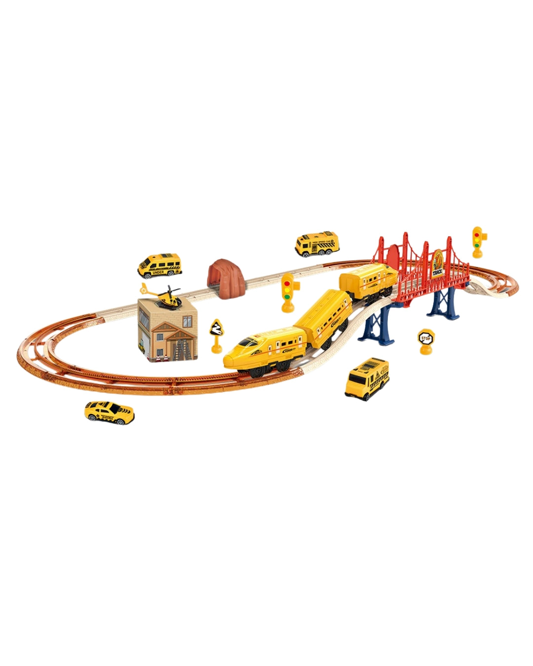 Yellow Electric Train Set