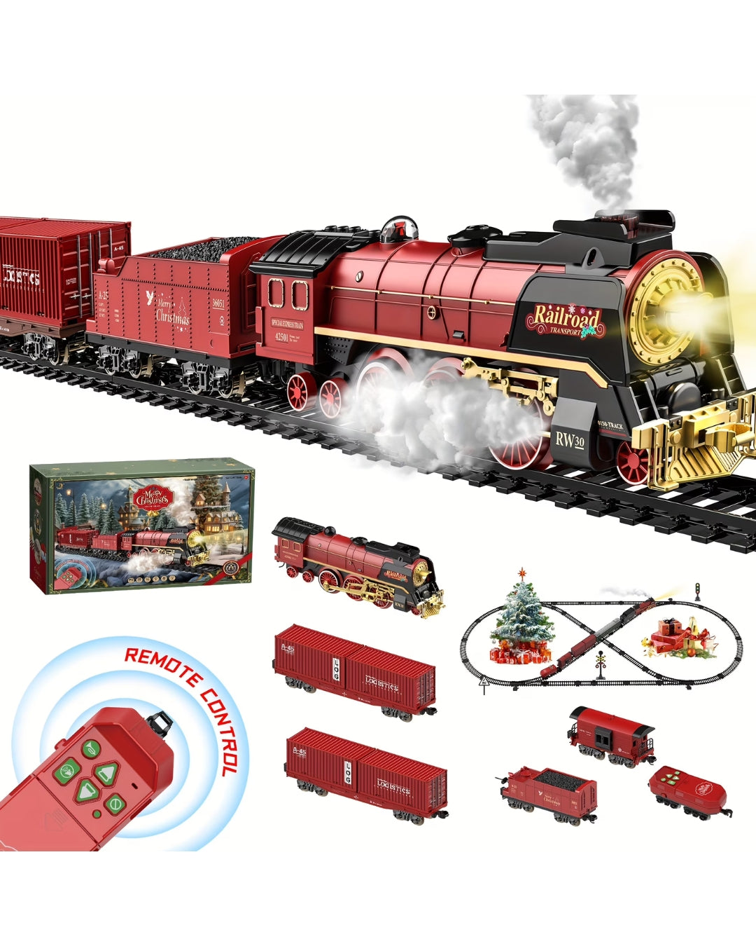 Christmas Train with Lights & Sounds