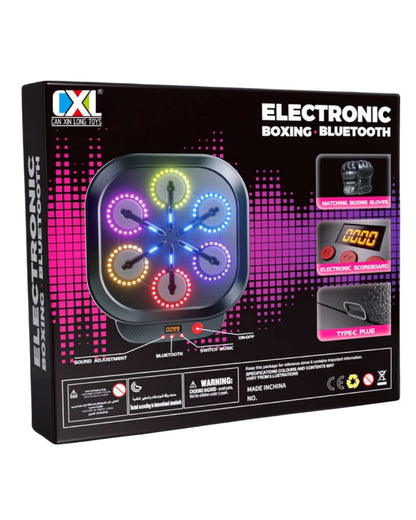 Electronic Boxing Machine with Bluetooth & LED Lights