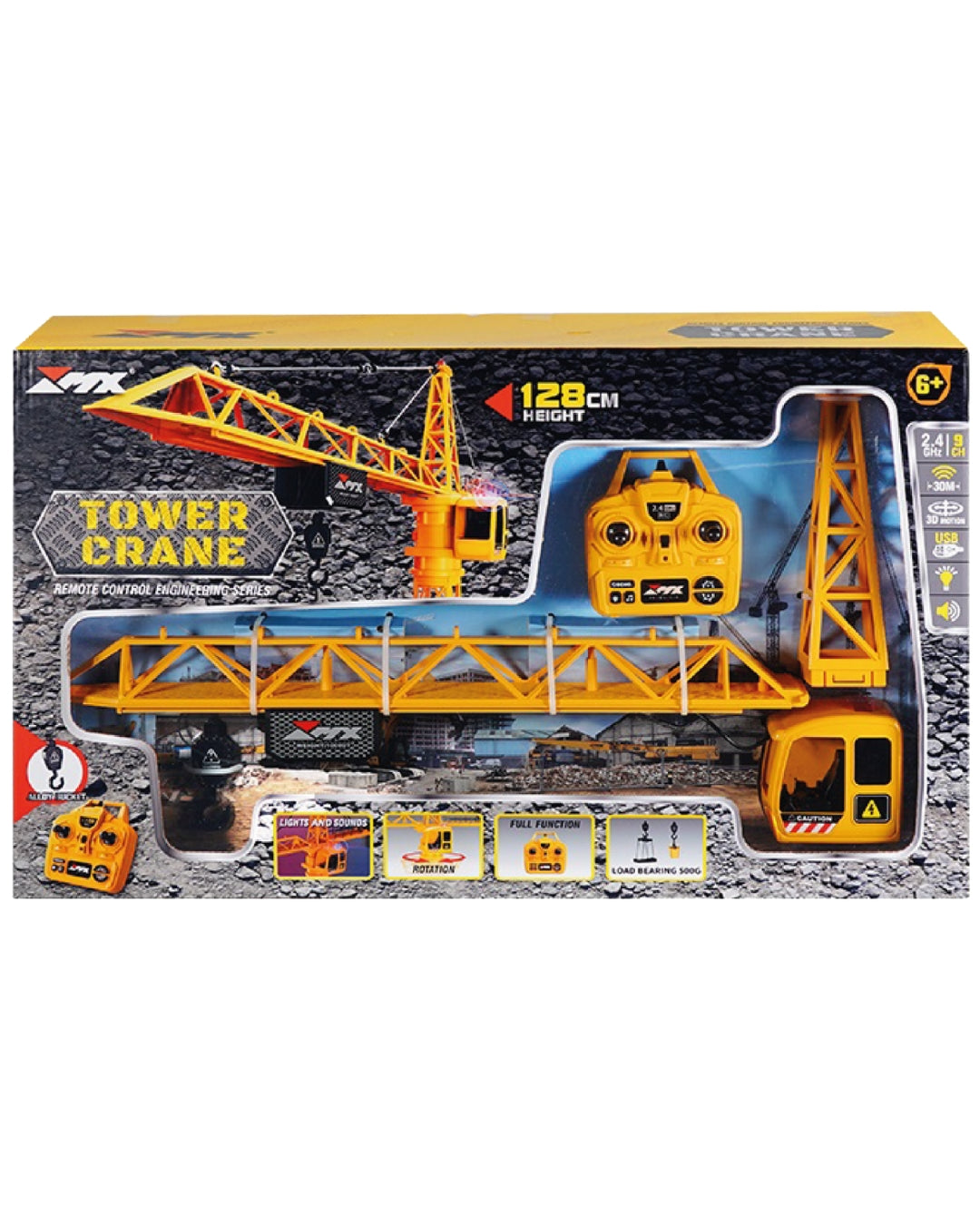 9-Channel Remote Control Tower Crane