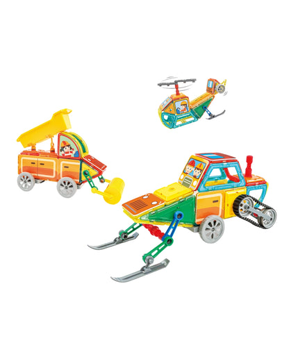 126-Piece Magnetic Building Set