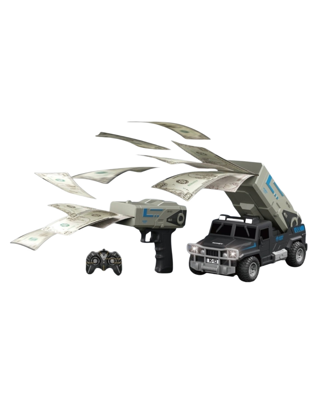 2.4G Remote-Controlled Coin Throwing Toy Car