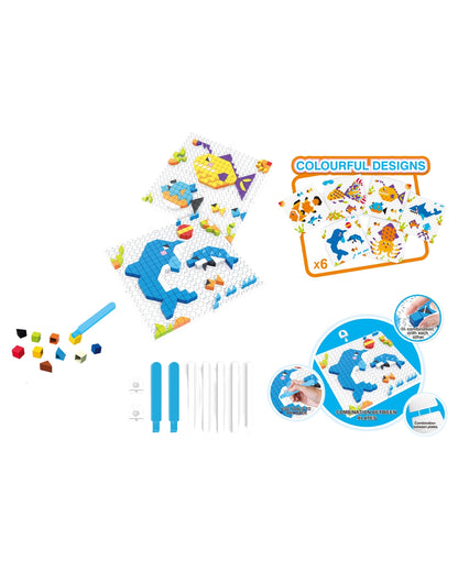 6-in-1 Ocean Life Brick Puzzle Set
