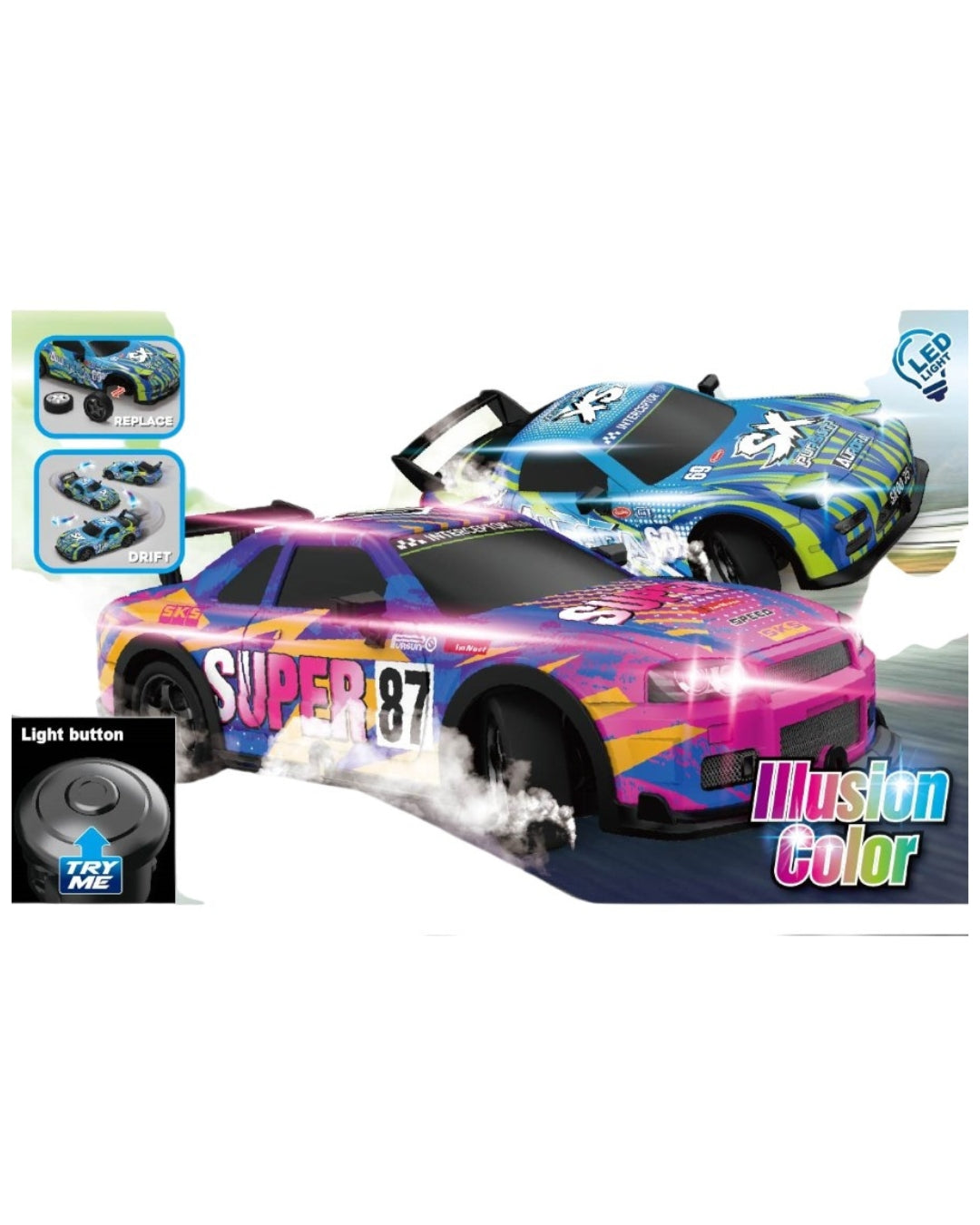 4-Wheel Drive RC Drift Car (Assorted)