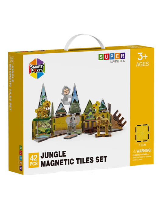 Jungle Magnetic Tiles Set
