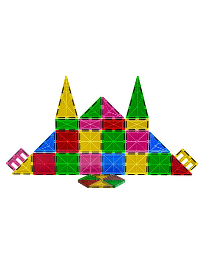30-Piece Magnetic Castle Tiles Set