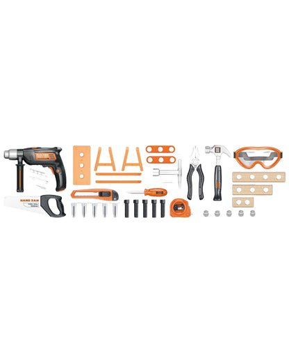 Toy Tool Set with Carrying Case