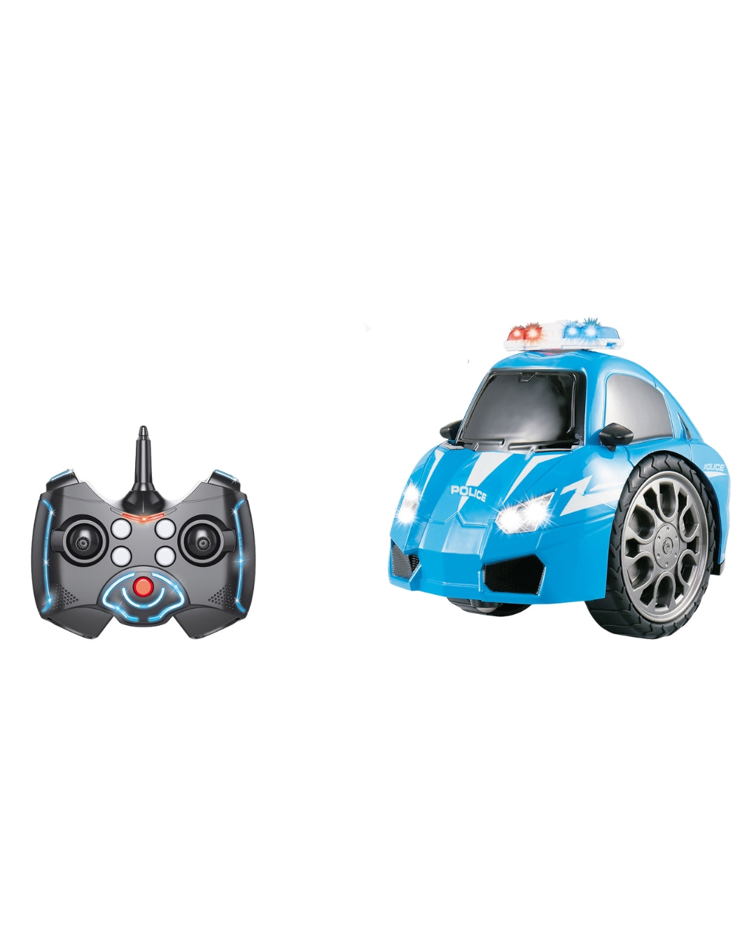 Remote Control Police Car Stunt Toy