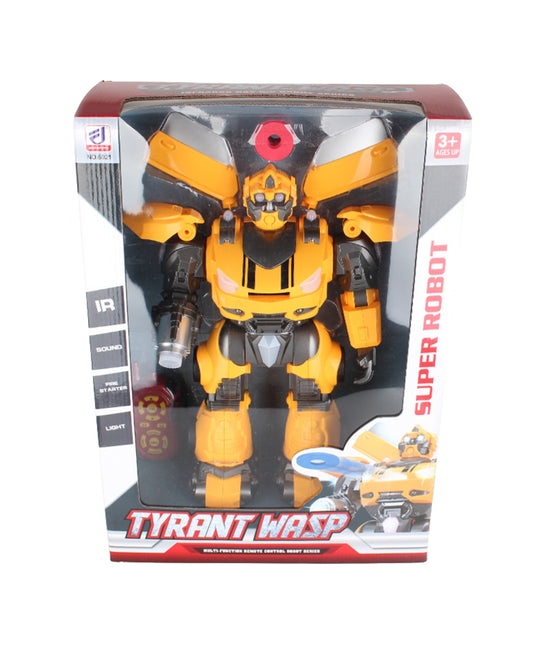 Remote-Controlled Bumblebee Robot Toy