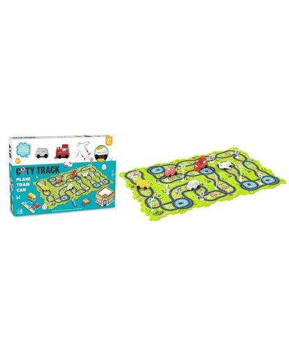 City Theme Track Car Set