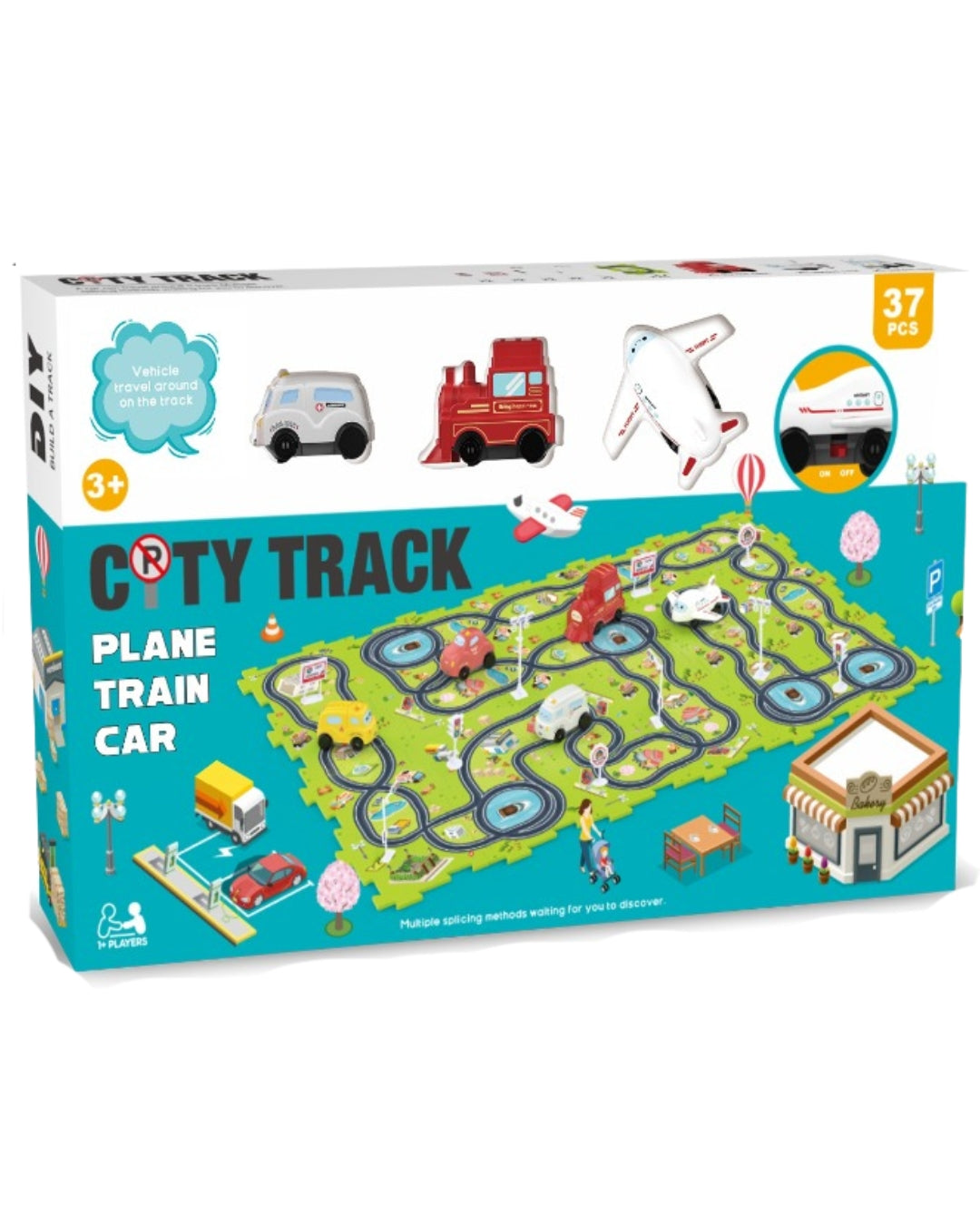 City Theme Track Car Set