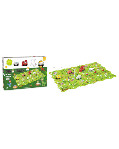 Dino Track Puzzle Car Play Set