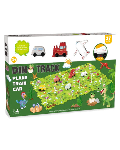 Dino Track Puzzle Car Play Set