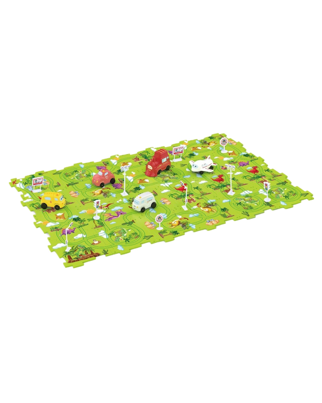 Dino Track Puzzle Car Play Set