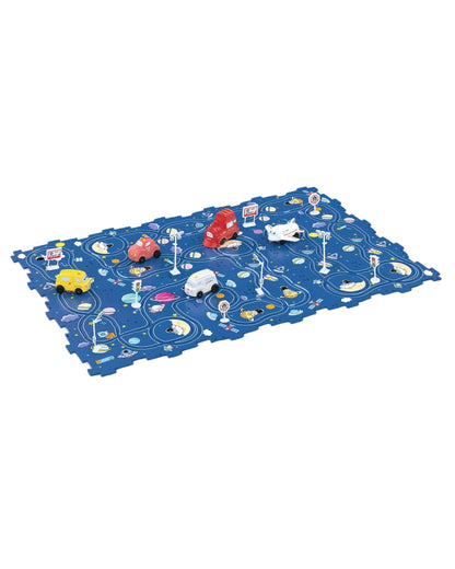 Space Track Puzzle Car Set
