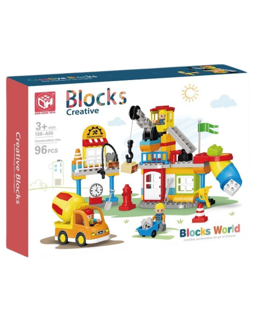 Creative Blocks Construction Toy Set (Assorted)