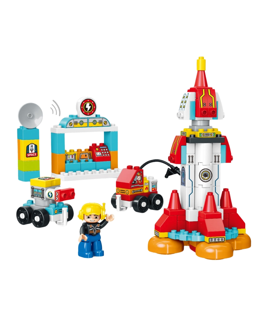 Builder Rocket Building Block Set (Assorted)