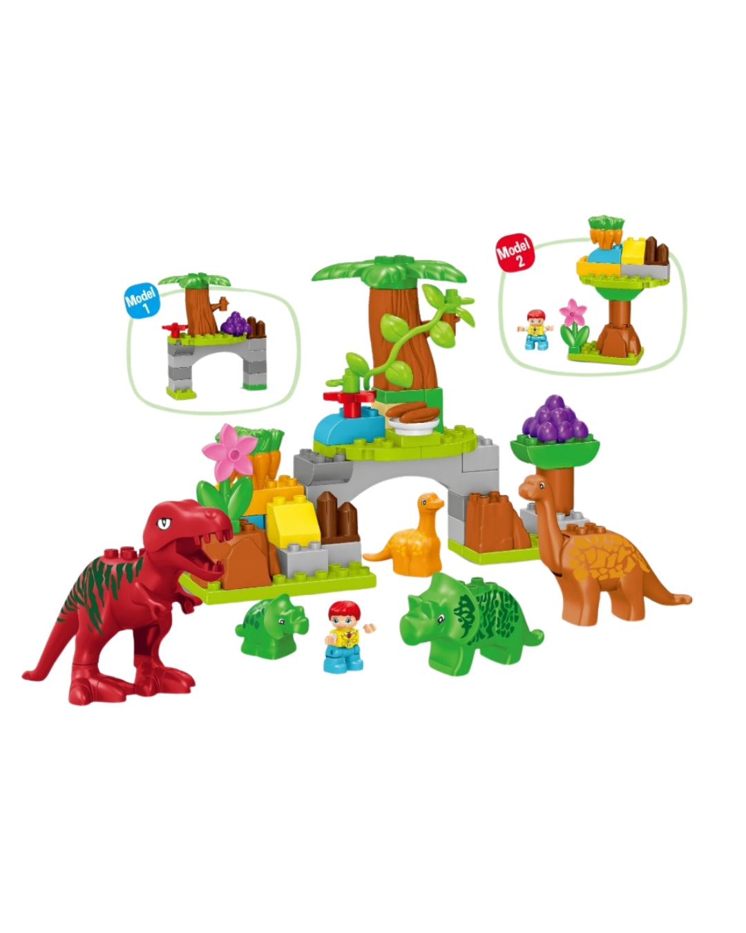 Dinosaur Park Building Block Set (Assorted)