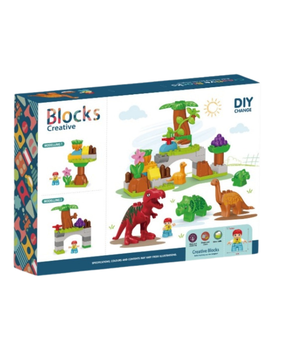 Dinosaur Park Building Block Set (Assorted)