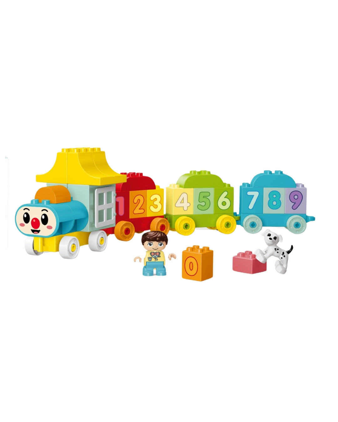 Builder Train-Themed Building Blocks Set