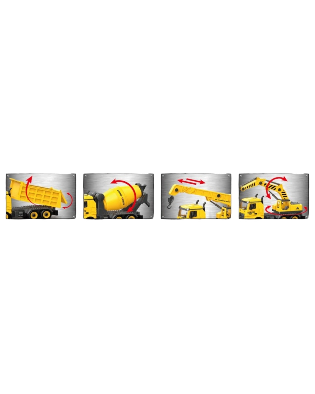 3-in-1 Engineering Vehicle Excavator RC Set