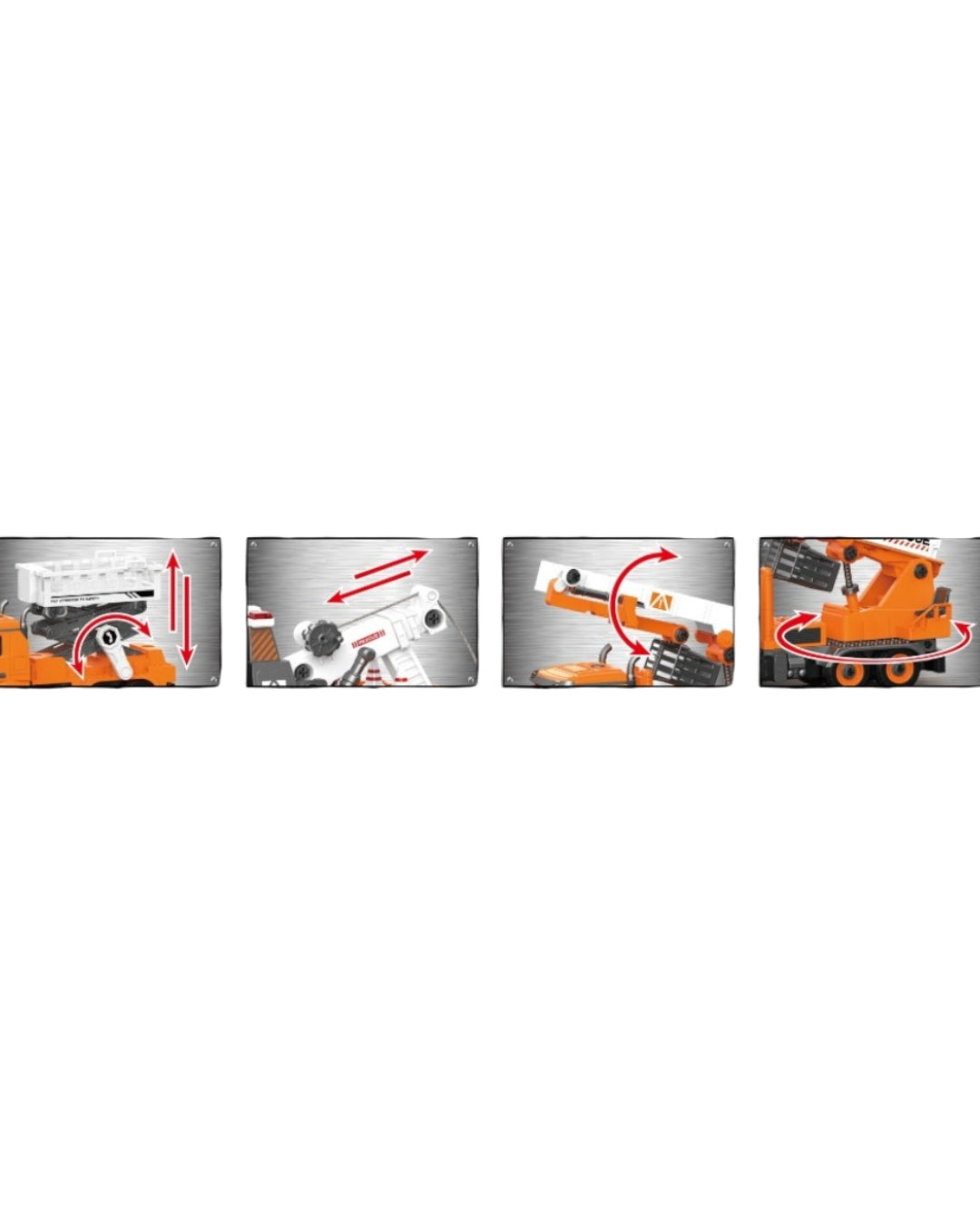 3-in-1 DIY Assembly RC Rescue Car Set
