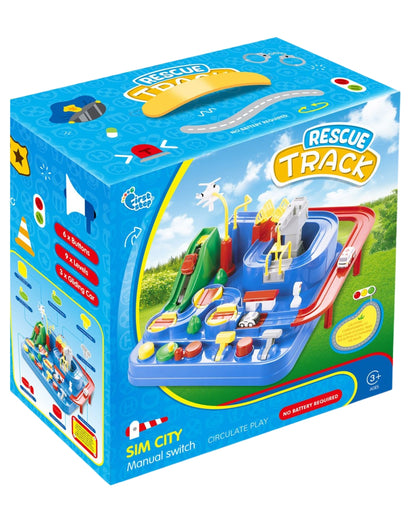 City Rescue Track Car Adventure Playset