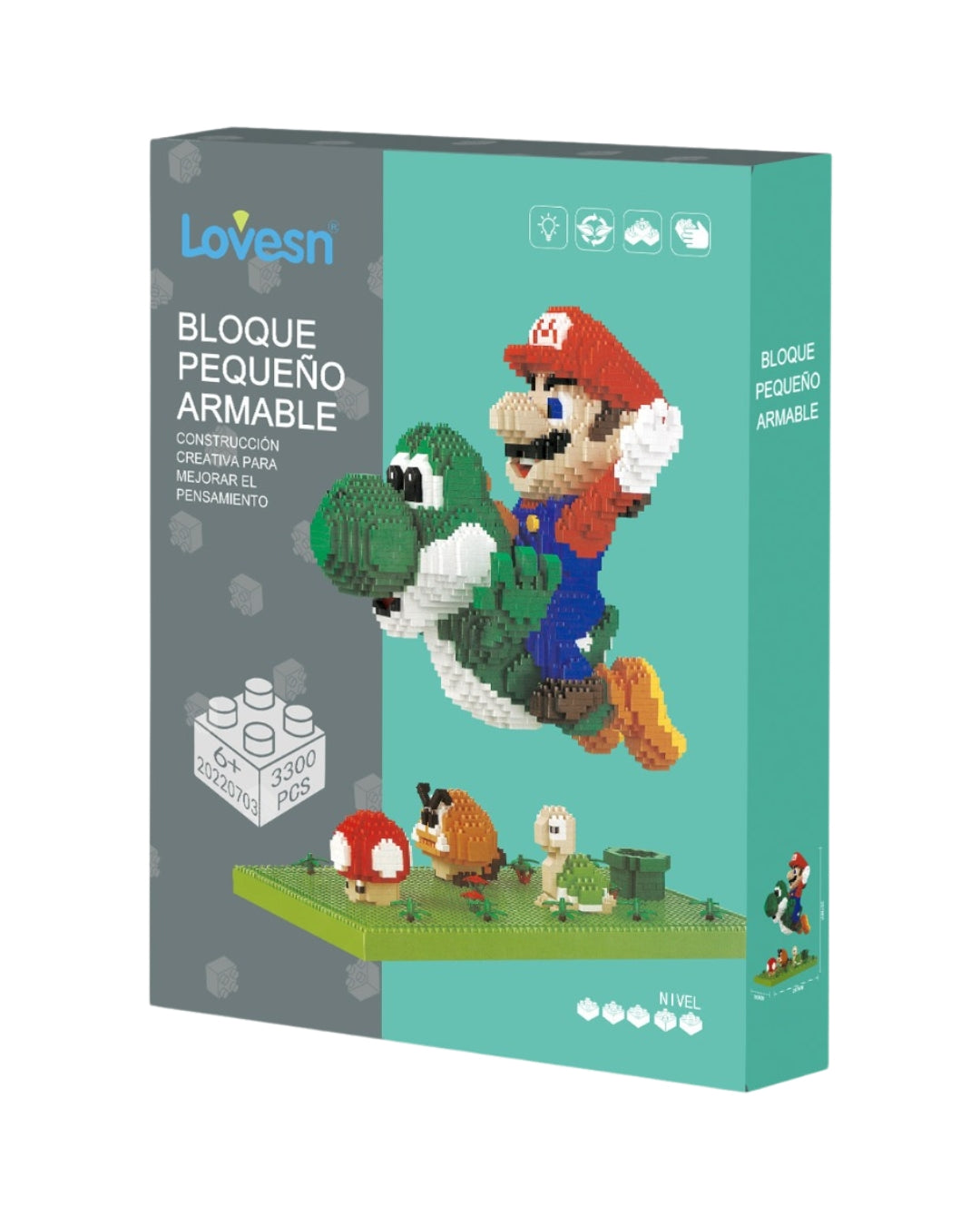 Super Mario Bros 3D Building Block Set
