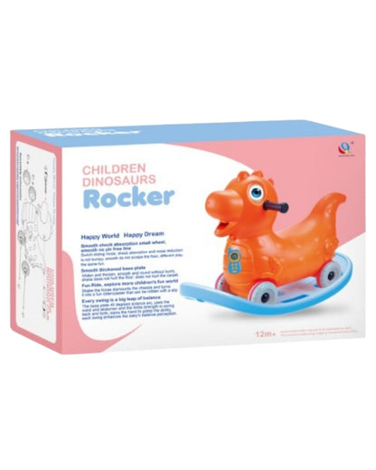 Dinosaurs 2-in-1 Rocker & Ride-On Toy  (Assorted)