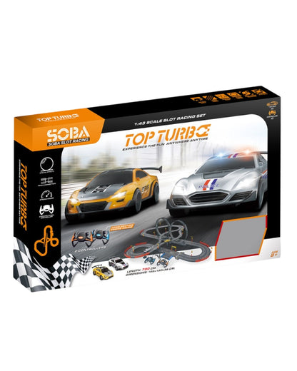 Slot Racing Set with High-Speed Cars