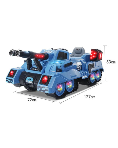 Electric Ride-On Toy Tank