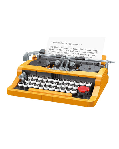 Retro Typewriter Building Block Set