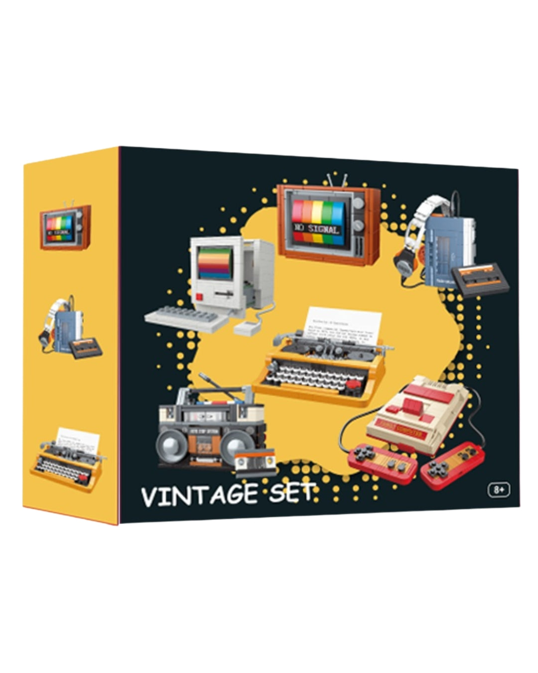 Retro Typewriter Building Block Set