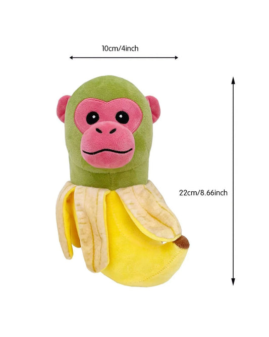 Brainrot Banana Monkey Plush Toy