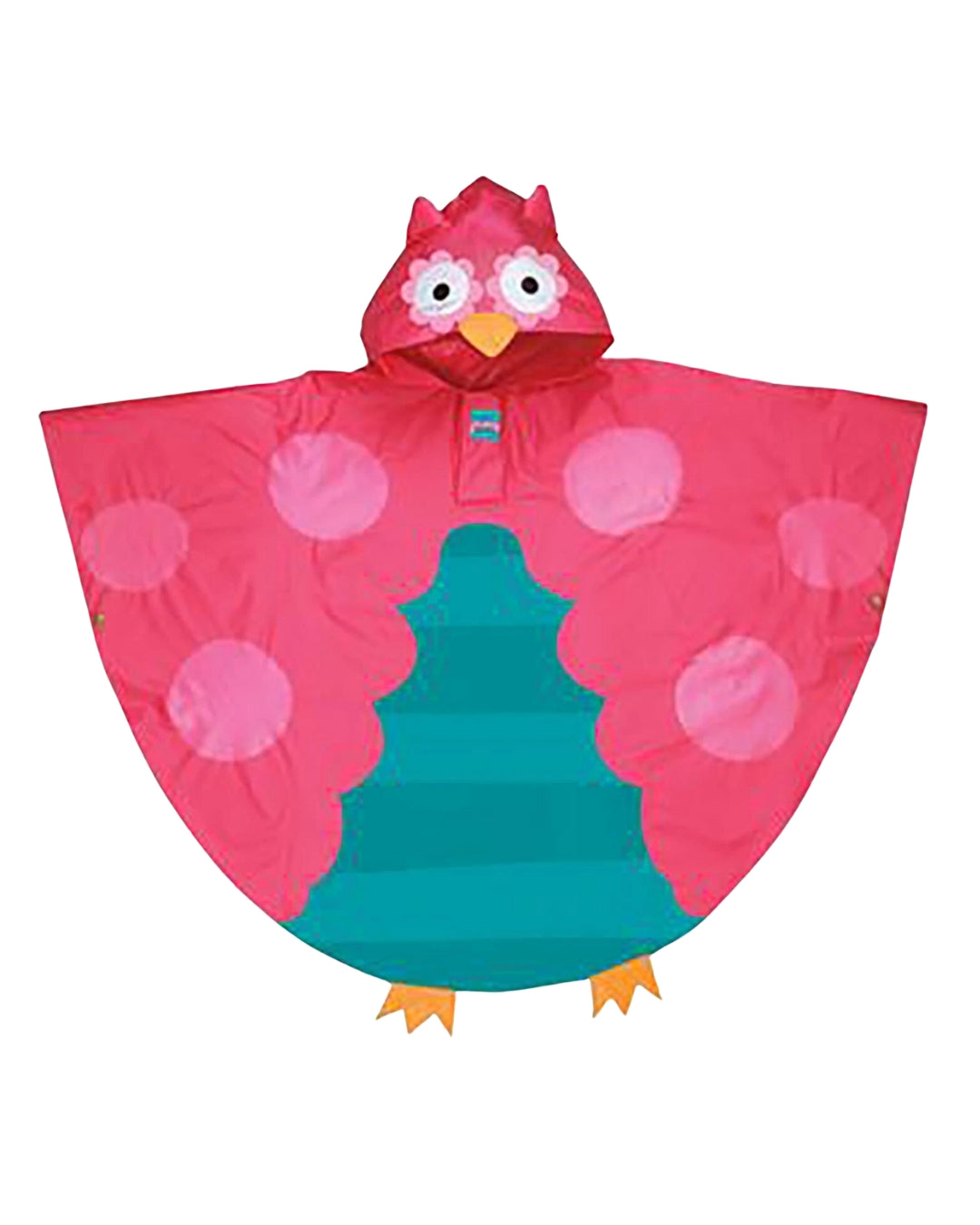 Stephen Joseph Teal Owl Rain Poncho