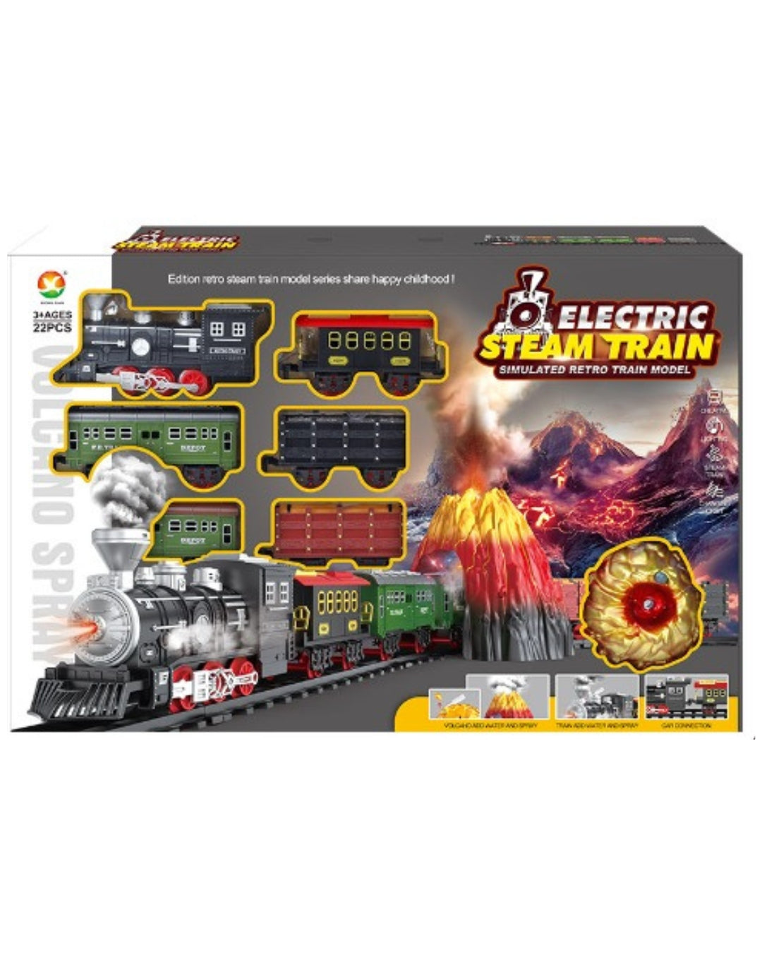Electric Steam Train Set