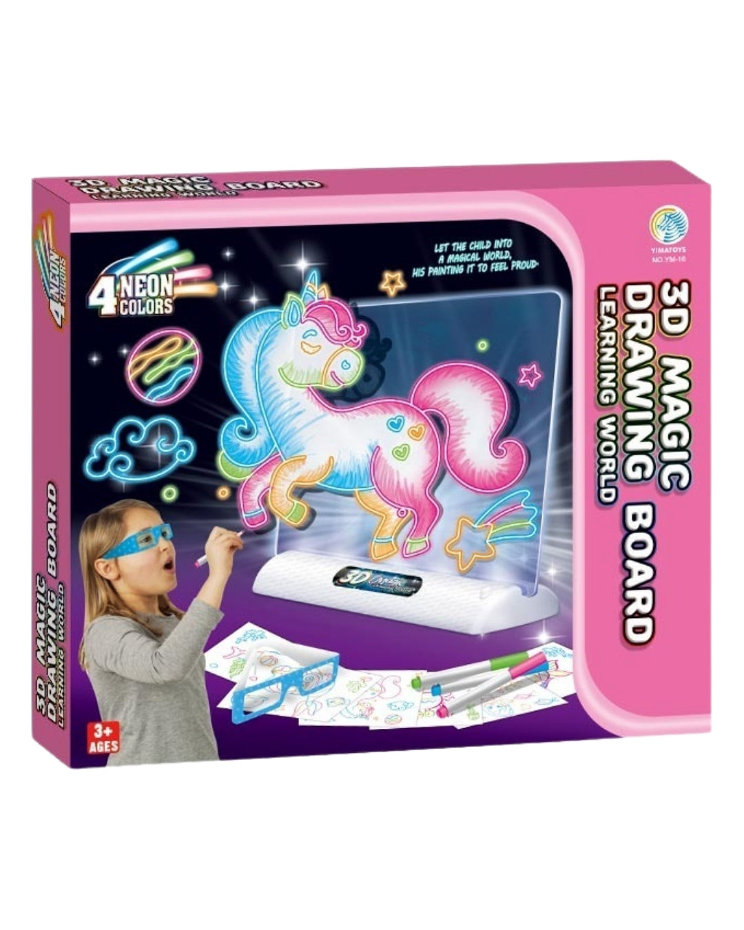 Learning World 3D Magic Drawing Board