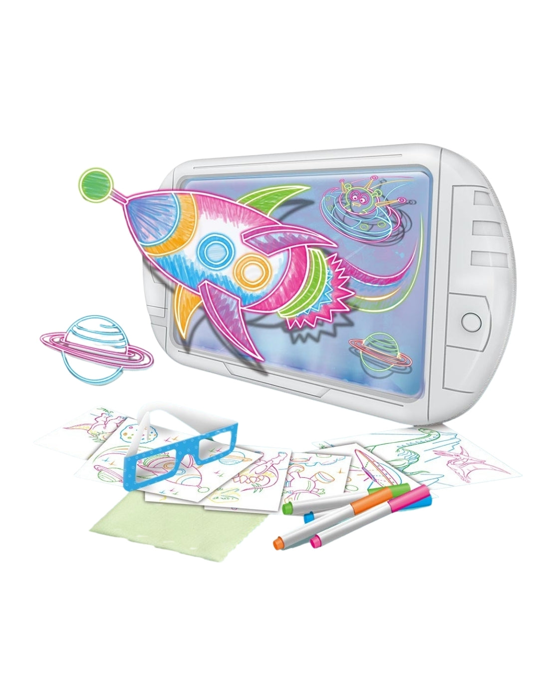 3D Magic Glow Drawing Board