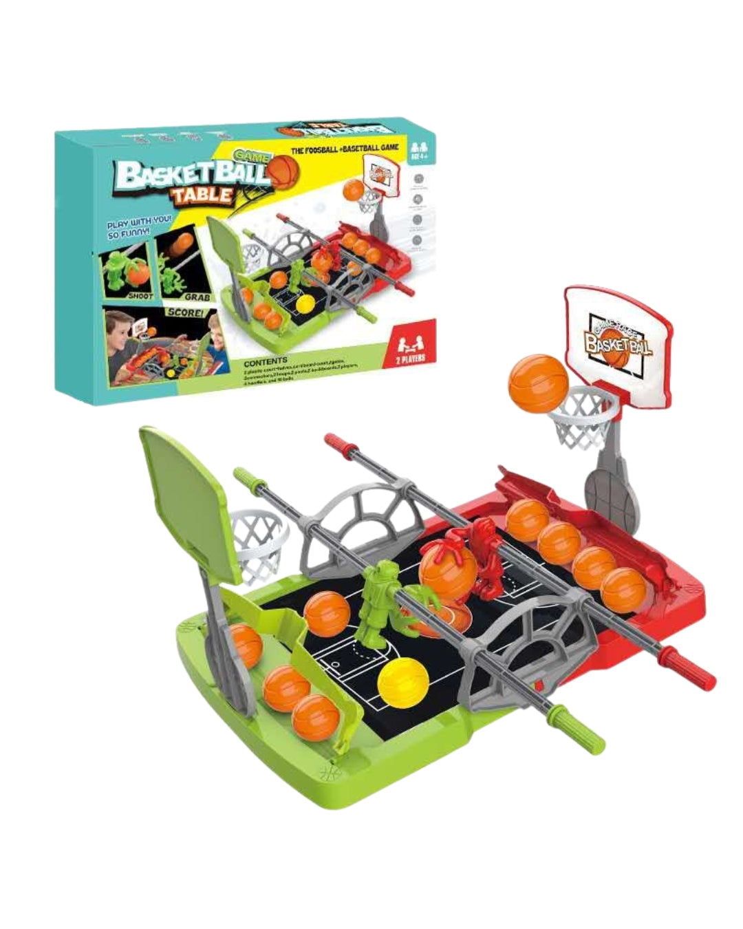 Tabletop Basketball Foosball Game