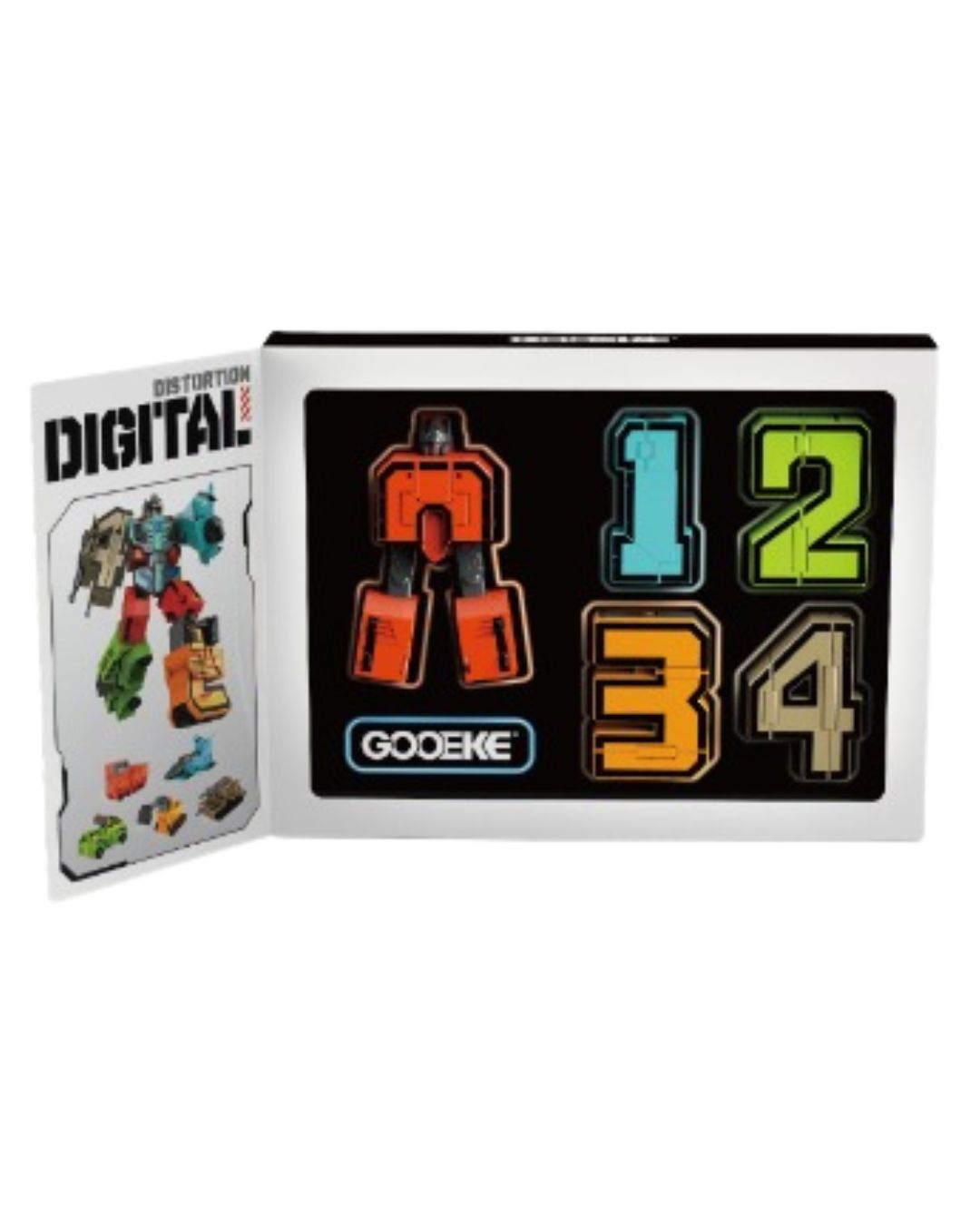 Number Robot Transforming Toy Set