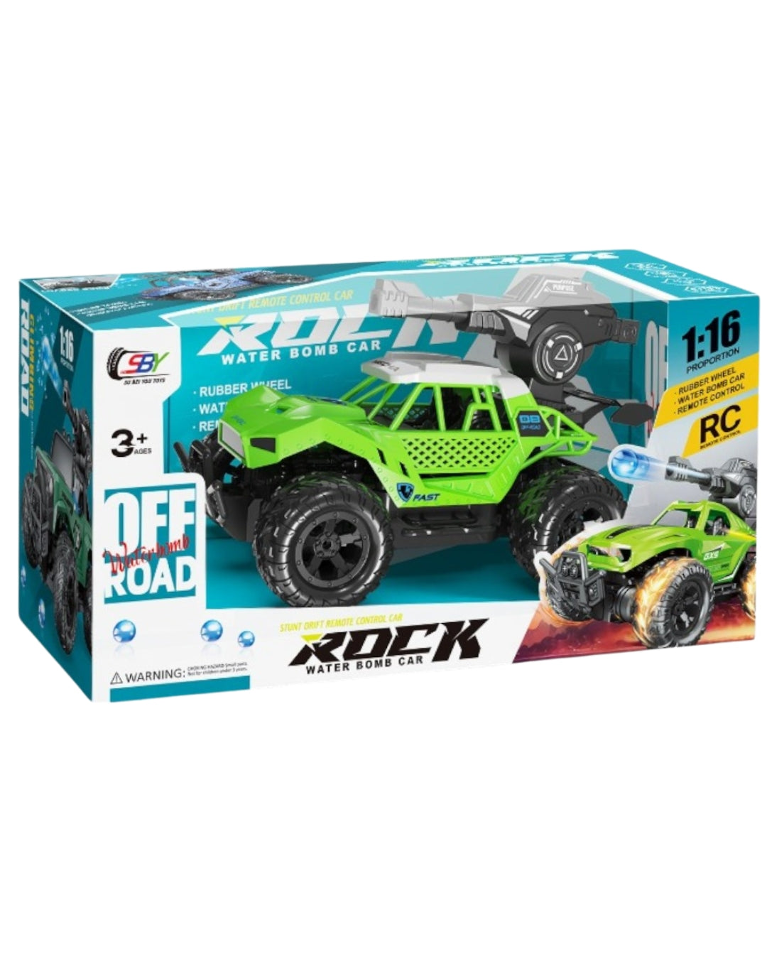 RC Rock Water Bomb Car (Assorted)