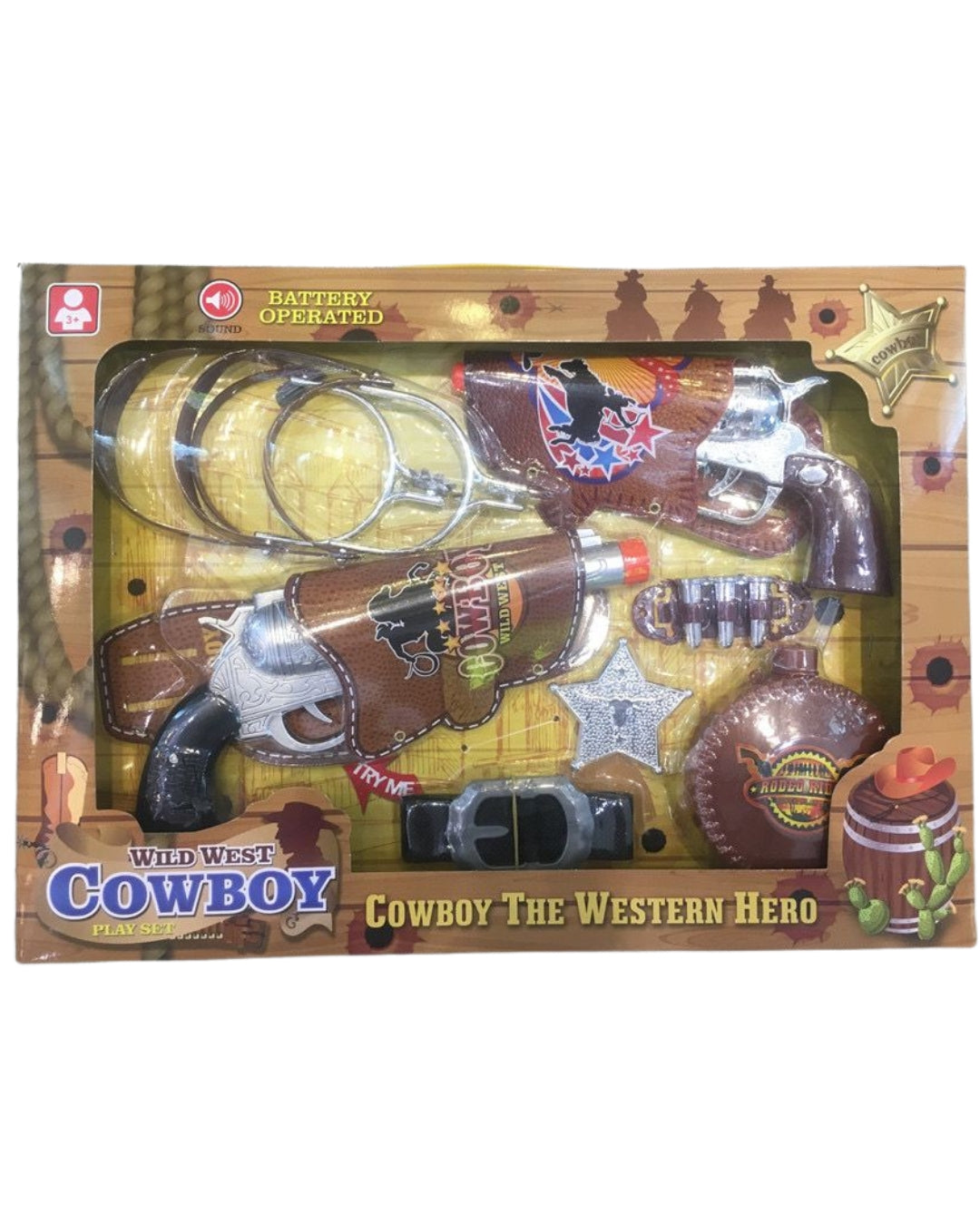 Cowboy Toy Gun Set