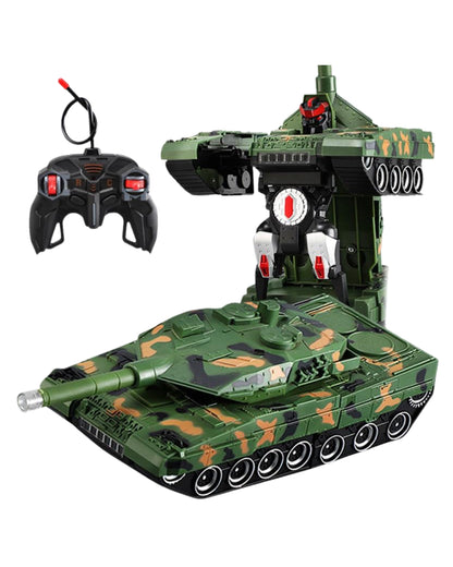 R/C Transforming Robot Tank Toy