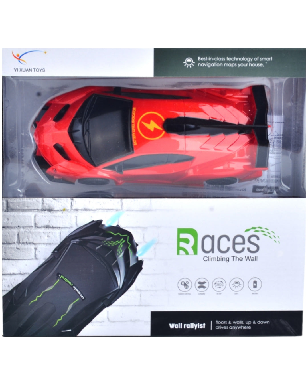 Wall-Climbing Remote Control Car (Assorted)