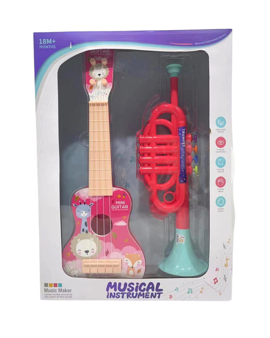 Mini Guitar & Trumpet Set